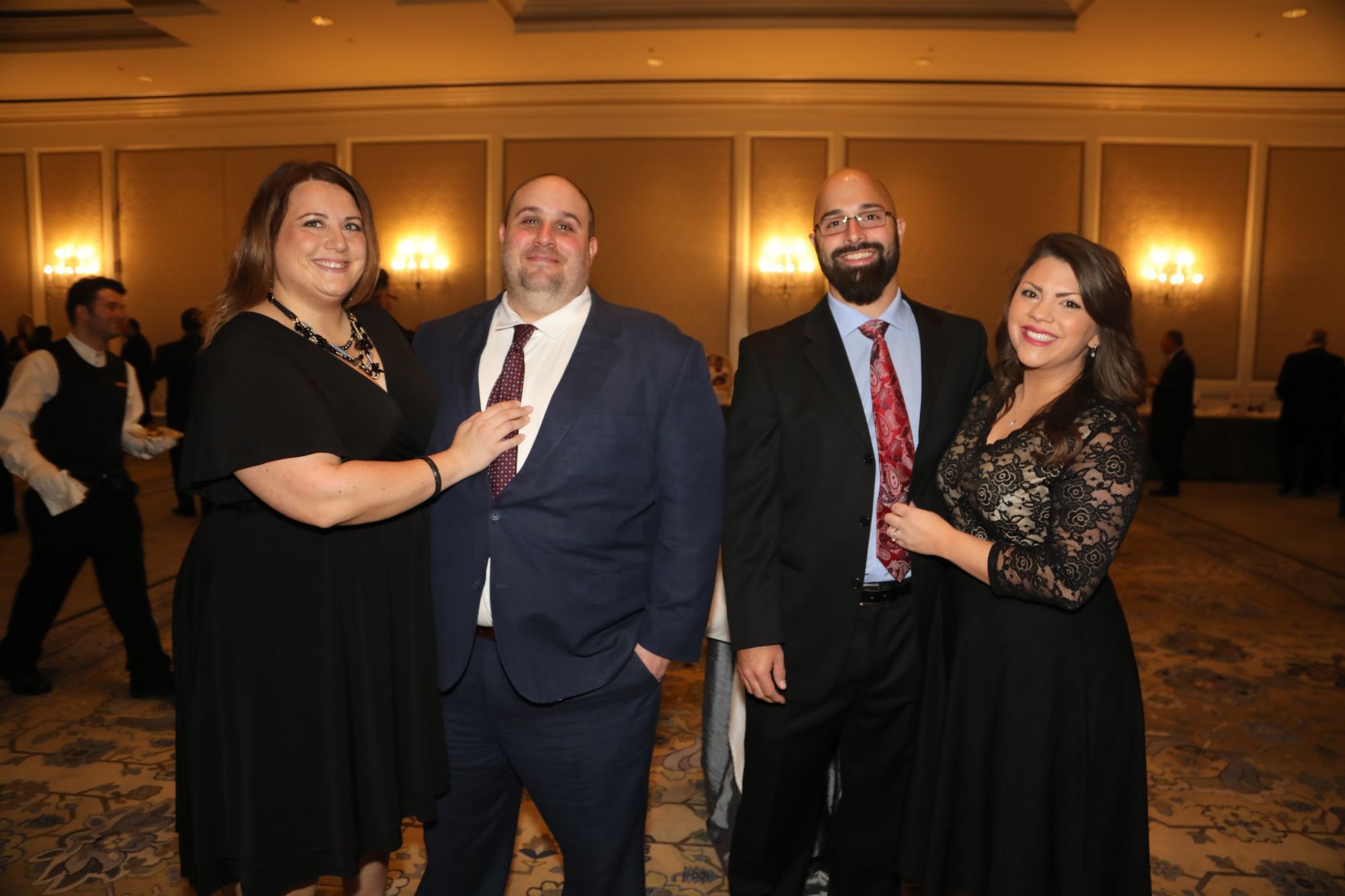 Elizabeth and Will Eliopoulos, Brittney and Nick Gabris
